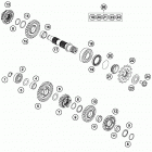 TX 300 ENGINE Трансмиссия 2-контрпривод