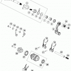 TC 125 ENGINE Механизм переключения