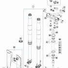 TX 300 CHASSIS Передняя вилка