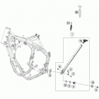 FE 501 CHASSIS Side   /   center stand