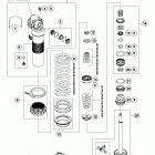 TX 300 CHASSIS Амортизатор в разборе