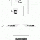 TC 250 CHASSIS Наклейки