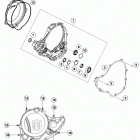 FC 350 ENGINE Кожух сцепления