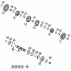 FC 450 ENGINE Трансмиссия 2-контрпривод
