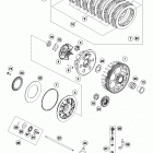 FE 350 ENGINE Сцепление