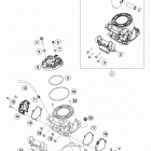 TX 300 ENGINE Цилиндр,головка цилиндров