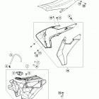 TC 125 CHASSIS Бак,сидение