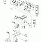 TC 125 CHASSIS Соединение рычагов