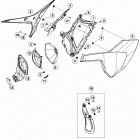 TE 250 CHASSIS Воздушный фильтр