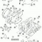 TC 85 ENGINE Картер двигателя