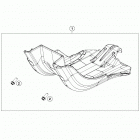 TE 150 CHASSIS Зажита двигателя