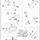 2016 FE 501S ENGINE Корпус Дросселя