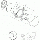 2016 350 EXC-F ENGINE Кожух сцепления