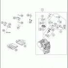 2016 690 ENDURO R ENGINE Корпус Дросселя