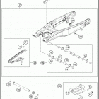 2016 TC 250 CHASSIS Бугель