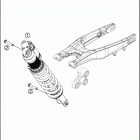 2016 TE 125 CHASSIS Амортизатор