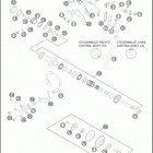 2016 200 XC-W ENGINE Глушитель