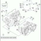 2016 300 XC-W ENGINE Картер двигателя