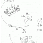 2016 TC 250 ENGINE Система зажигания