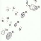 2016 450 XC-W ENGINE Electric st arter