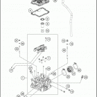 2016 250 SX-F ENGINE Головка цилиндров