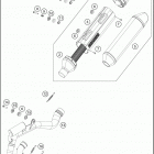 2016 FC 250 CHASSIS Глушитель