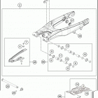 2016 TE 125 CHASSIS Бугель