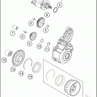 2016 250 XCF-W ENGINE Electric st arter