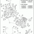 2016 701 SUPERMOTO ENGINE Картер двигателя