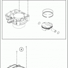2016 250 SX-F ENGINE Цилиндры