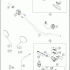 2017 701 ENDURO CHASSIS Руль