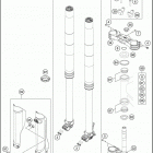 2016 FE 350S CHASSIS Передняя вилка