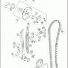2016 690 ENDURO R ENGINE Газо-распределительный механизм
