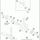 2016 250 SX ENGINE Crankshaft , piston