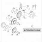 2017 690 DUKE WHITE ENGINE Electric st arter