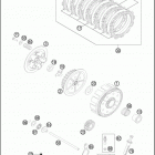 2016 200 XC-W ENGINE Сцепление