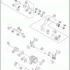 2016 300 XC-W ENGINE Механизм переключения