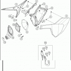 2016 TC 125 CHASSIS Воздушный фильтр