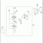 2016 250 SX ENGINE Мощностной клапан