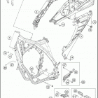 2016 TE 125 CHASSIS Рама