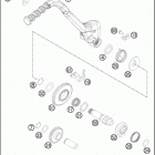 2016 250 SX ENGINE Kick st arter