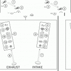 2016 FE 250 ENGINE Клапана