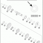 2016 250 SX ENGINE Трансмиссия 2-контрпривод