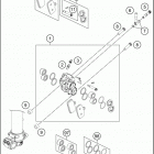 2017 TC 85 19_16 CHASSIS Передний тормозной суппорт
