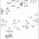2016 FE 350 CHASSIS Электрика