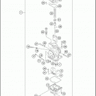 2016 150 SX ENGINE Карбюратор