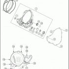 2016 FC 250 ENGINE Кожух сцепления