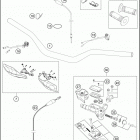2016 TC 250 CHASSIS Руль