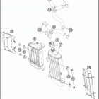 2016 85 SX ENGINE Система охлаждения