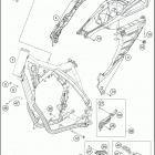 2016 TC 250 CHASSIS Рама